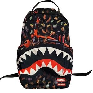 SPRAYGROUND Deadpool Shark Mouth Backpack MARVEL Taco/$ Print, LIMITED EDITION